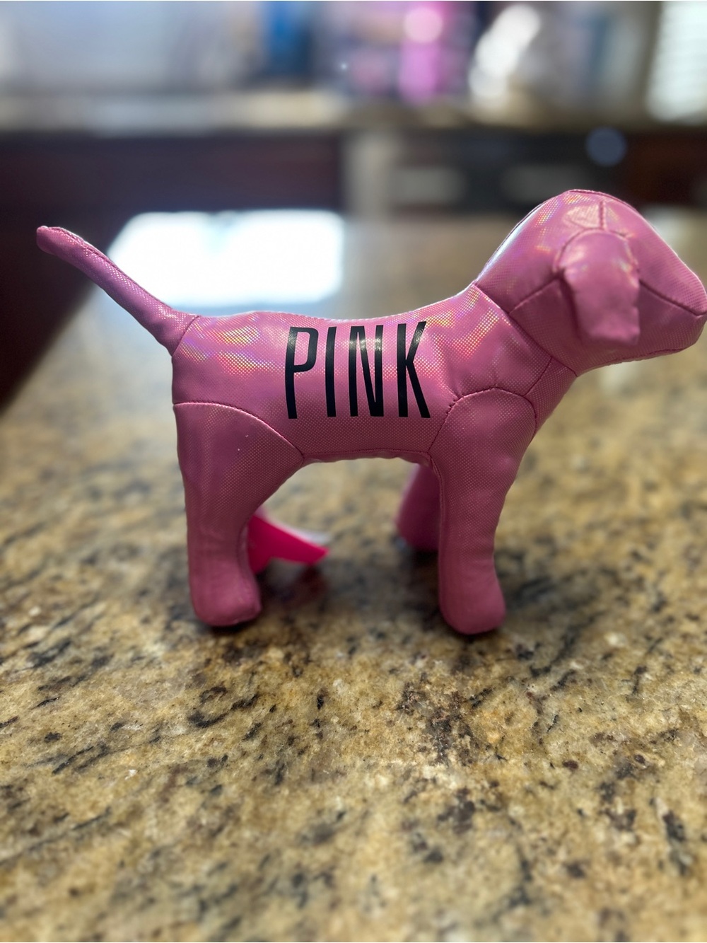 PINK Victoria's Secret Metallic Pink Dog